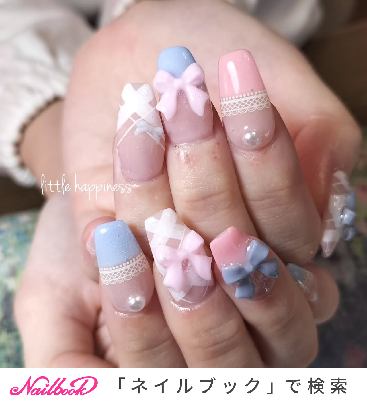 ネイル ネイルパーツ リボン White バレンタイン ジェルネイル 2026年】新着順｜バレンタイン/リボン/レースのネイルデザイン｜ネイル