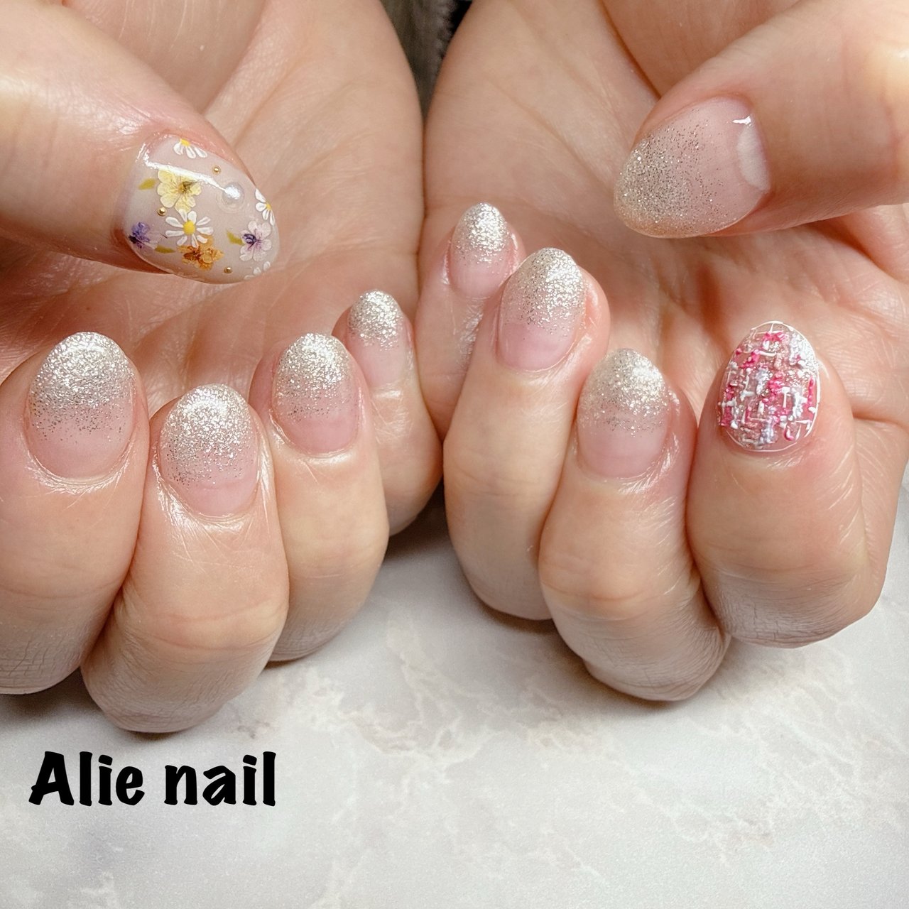 手が綺麗に見えるネイル/春/オールシーズン/入学式/ハンド - alie nail 