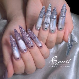 人気順｜個性派ネイル(個性派)/#クロムハーツ風ネイルのネイルデザイン