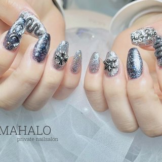 シルバーラメ クロムネイル 7個 シルバーラメ クロムネイル 7個 クロムネイル💗💗💗 1つ¥500で