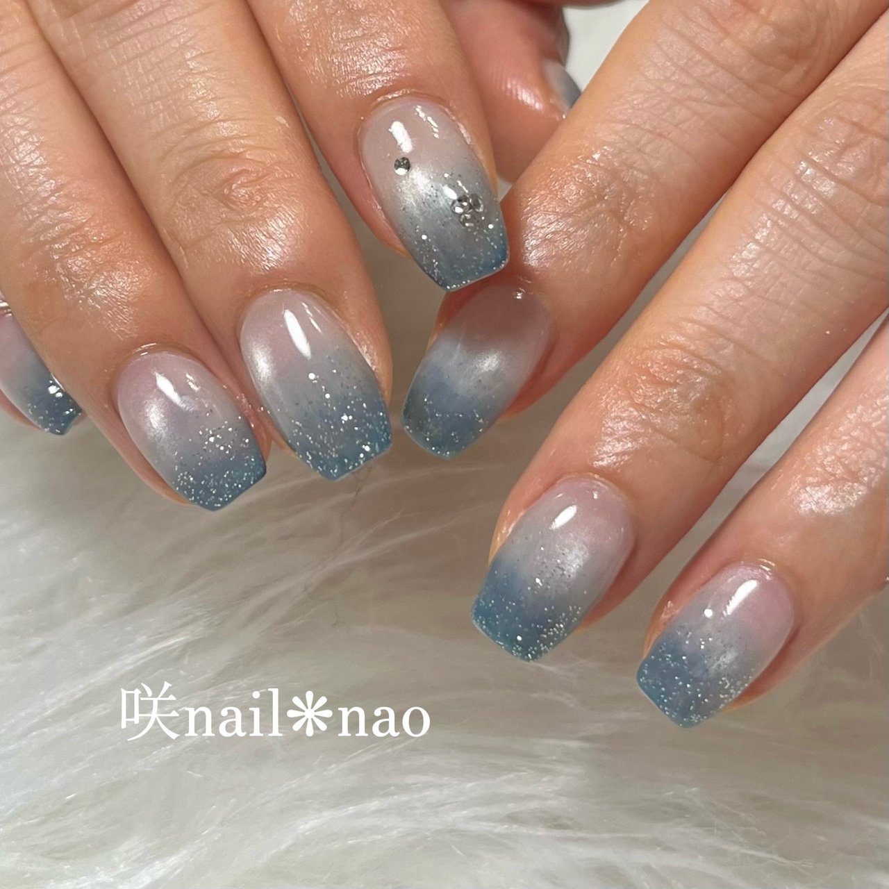 手が綺麗に見えるネイル/夏/梅雨/ハンド/シンプル - 咲nail【nao】の