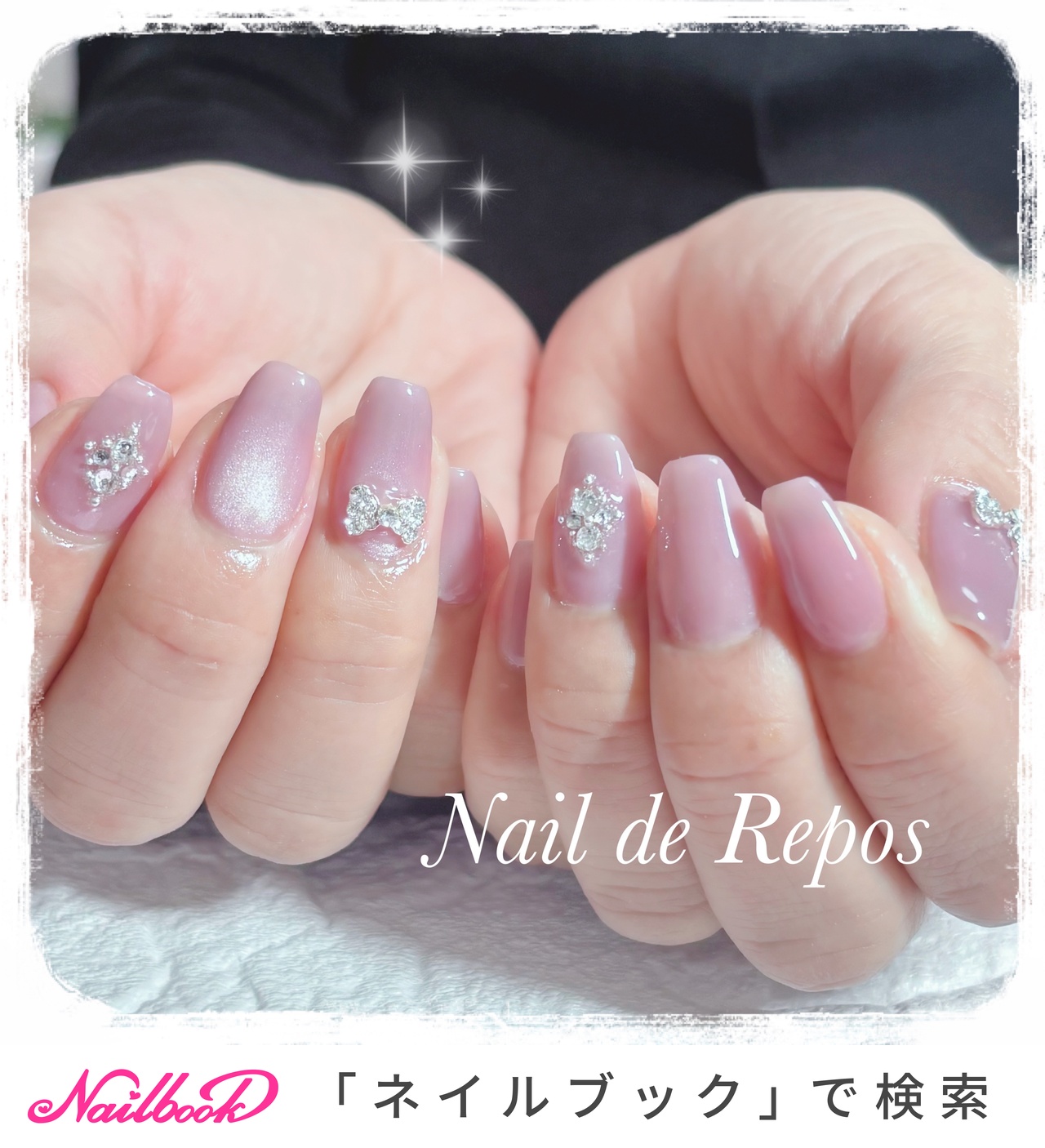 リボンパーツのネイルデザイン｜ネイルブック
