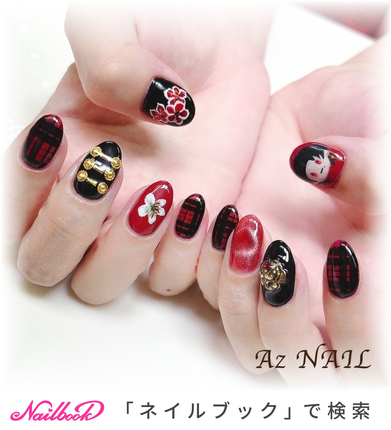 ライブ/推し活/ハンド/概念ネイル/フラワー - Az NAIL ゆき＊のネイル