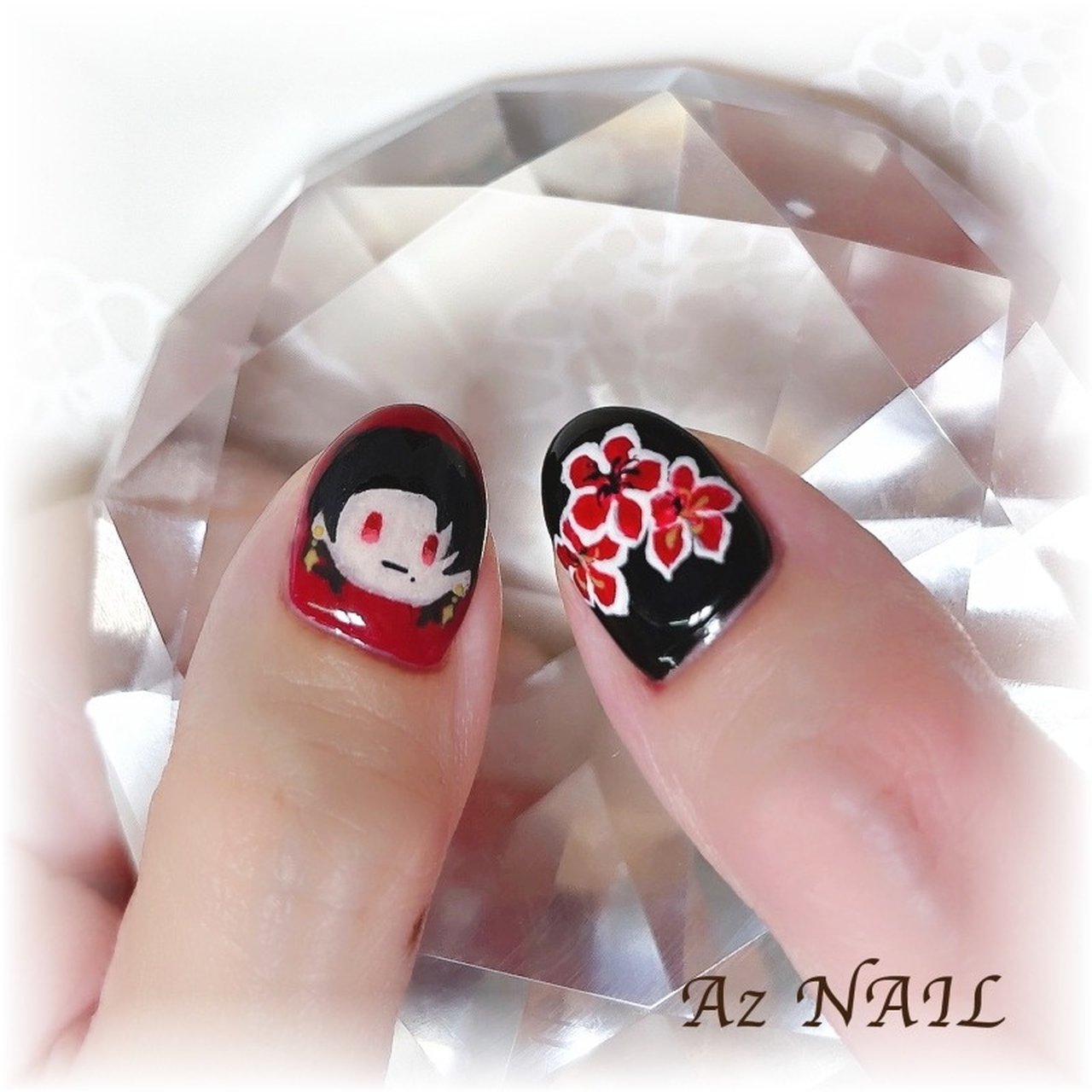 ライブ/推し活/ハンド/概念ネイル/フラワー - Az NAIL ゆき＊のネイル