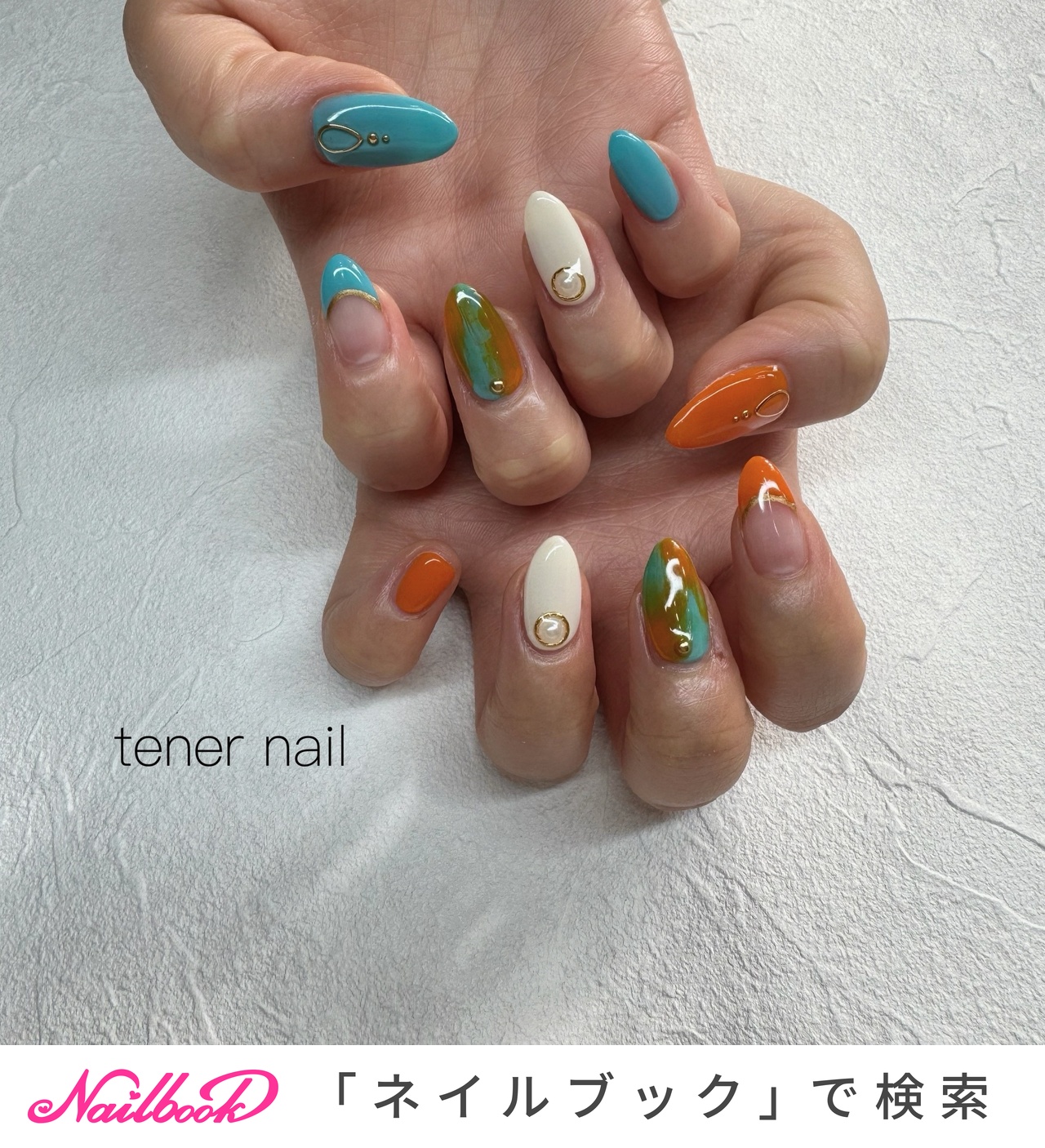夏/旅行/海/リゾート/ハンド - テネルネイル tener nailのネイル