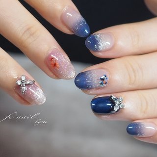 未来ネイル　蝶々パーツ　一覧 蝶々 2個入 パール メタルパーツ ネイルジュエリー ネイルパーツ 蝶