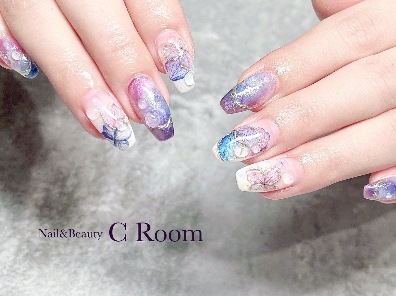 夏/梅雨/七夕/浴衣/ハンド - CRoomのネイルデザイン[No.9940597 