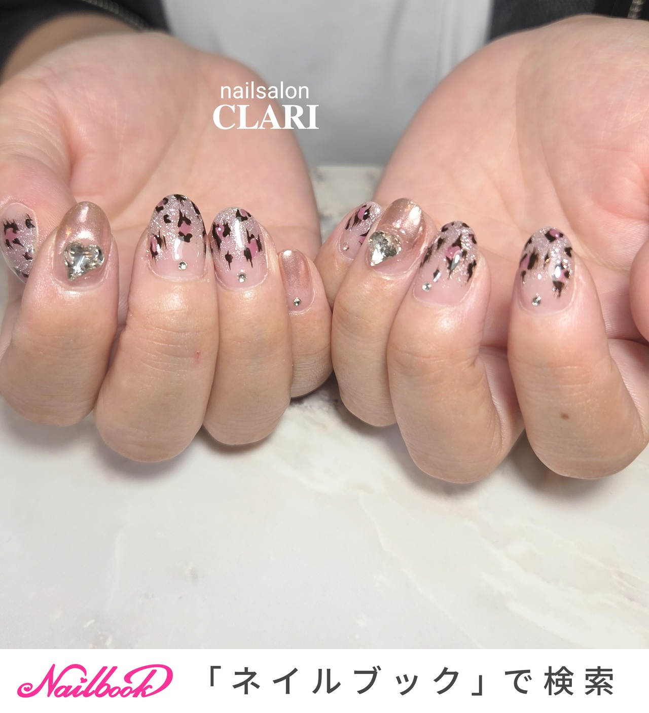 ビジューのネイルデザイン｜ネイルブック