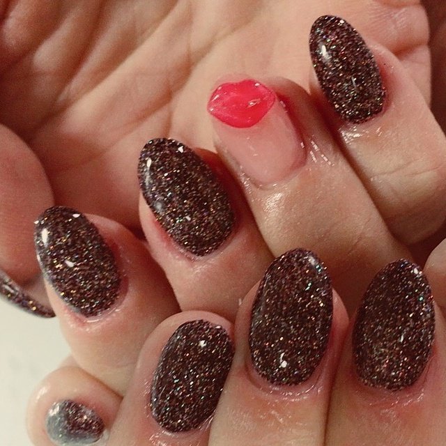 オールシーズン ハンド クリア ブラック カラフル Nail Cherir Hのネイルデザイン No ネイルブック