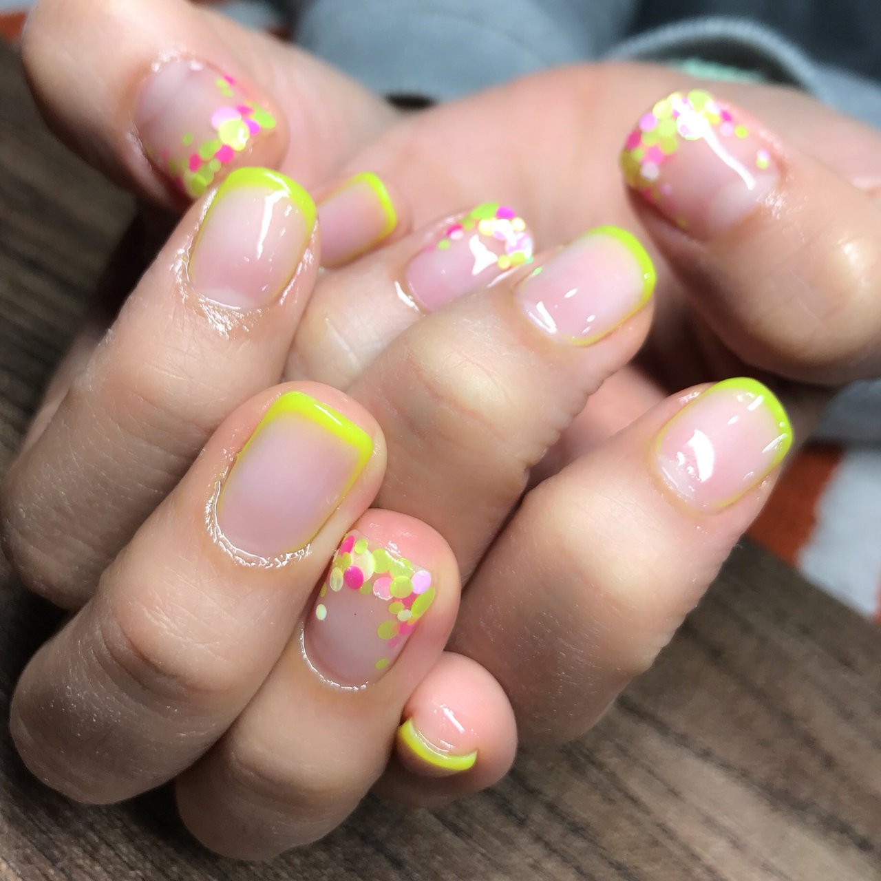 春 夏 オールシーズン 浴衣 フレンチ Nil312のネイルデザイン No ネイルブック