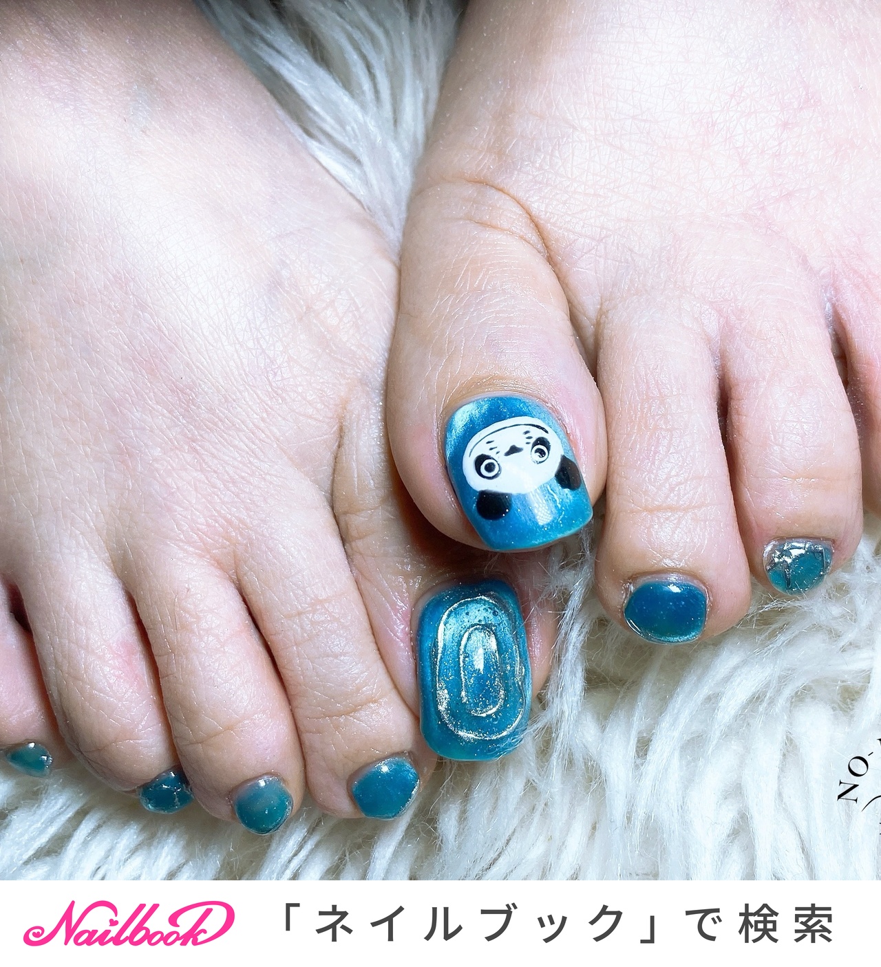 オーダー パンダ ソーダ フット ネイルチップ 確認用 フット/#パンダのネイルデザイン｜ネイルブック