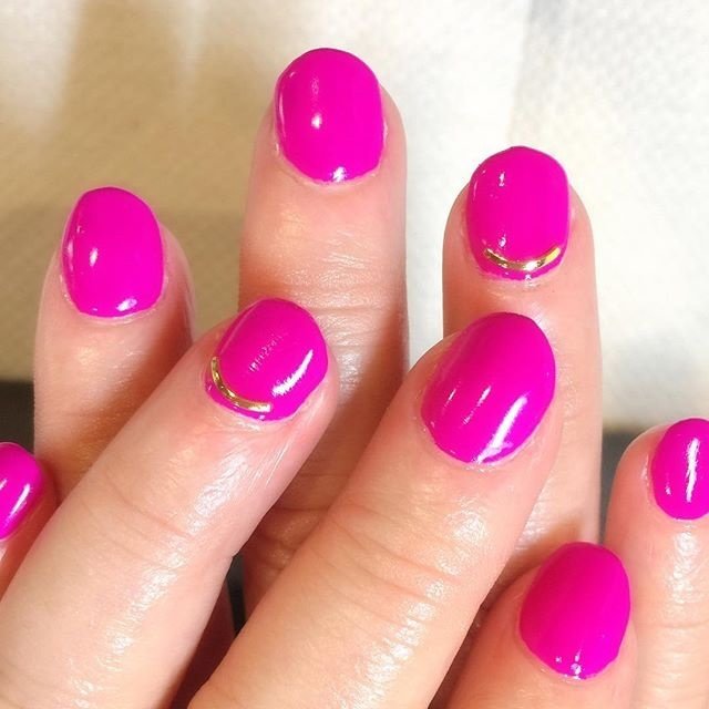 ハンド ワンカラー ショート ピンク ジェル Nail S Myuco 荒川区西尾久 Michie のネイルデザイン No ネイルブック