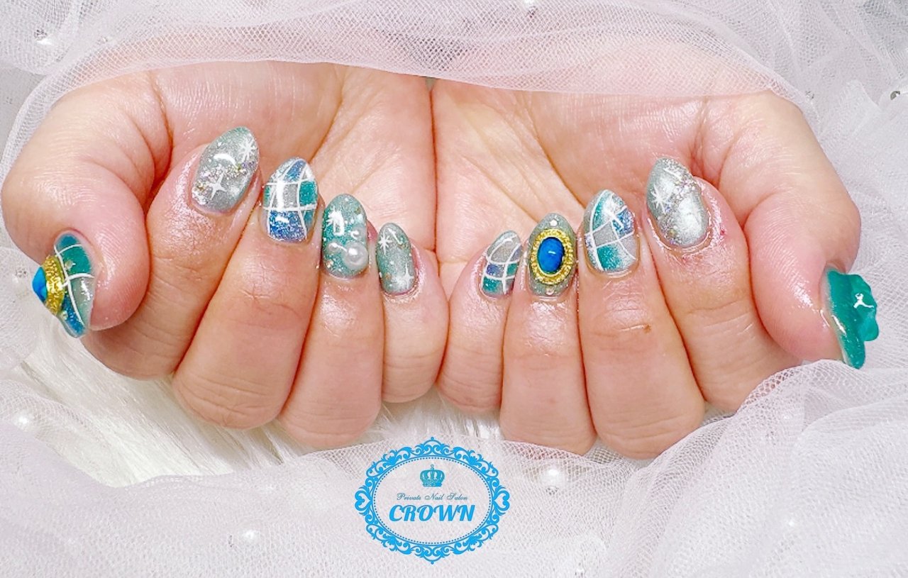 crown.nail_shizuokaのネイルデザイン[No.9944674]｜ネイルブック
