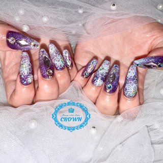 ハンド/ワンカラー/マグネット/ワンホン/ロング - crown.nail_shizuoka