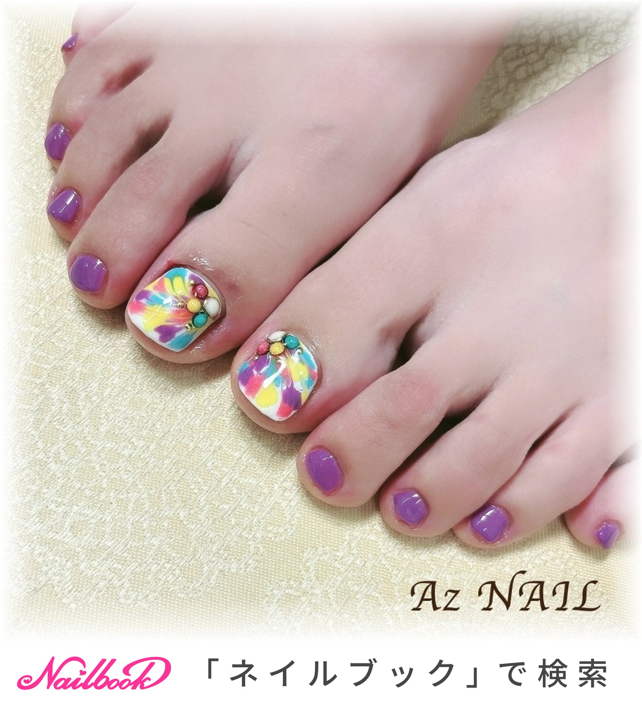 夏/海/リゾート/デート/フット - Az NAIL ゆき＊のネイルデザイン[No