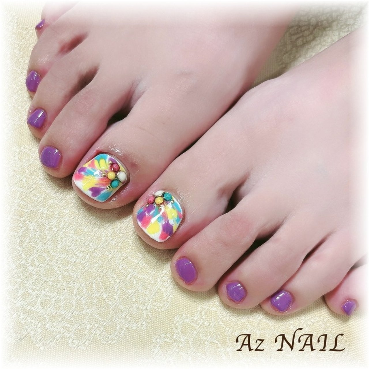 夏/海/リゾート/デート/フット - Az NAIL ゆき＊のネイルデザイン[No
