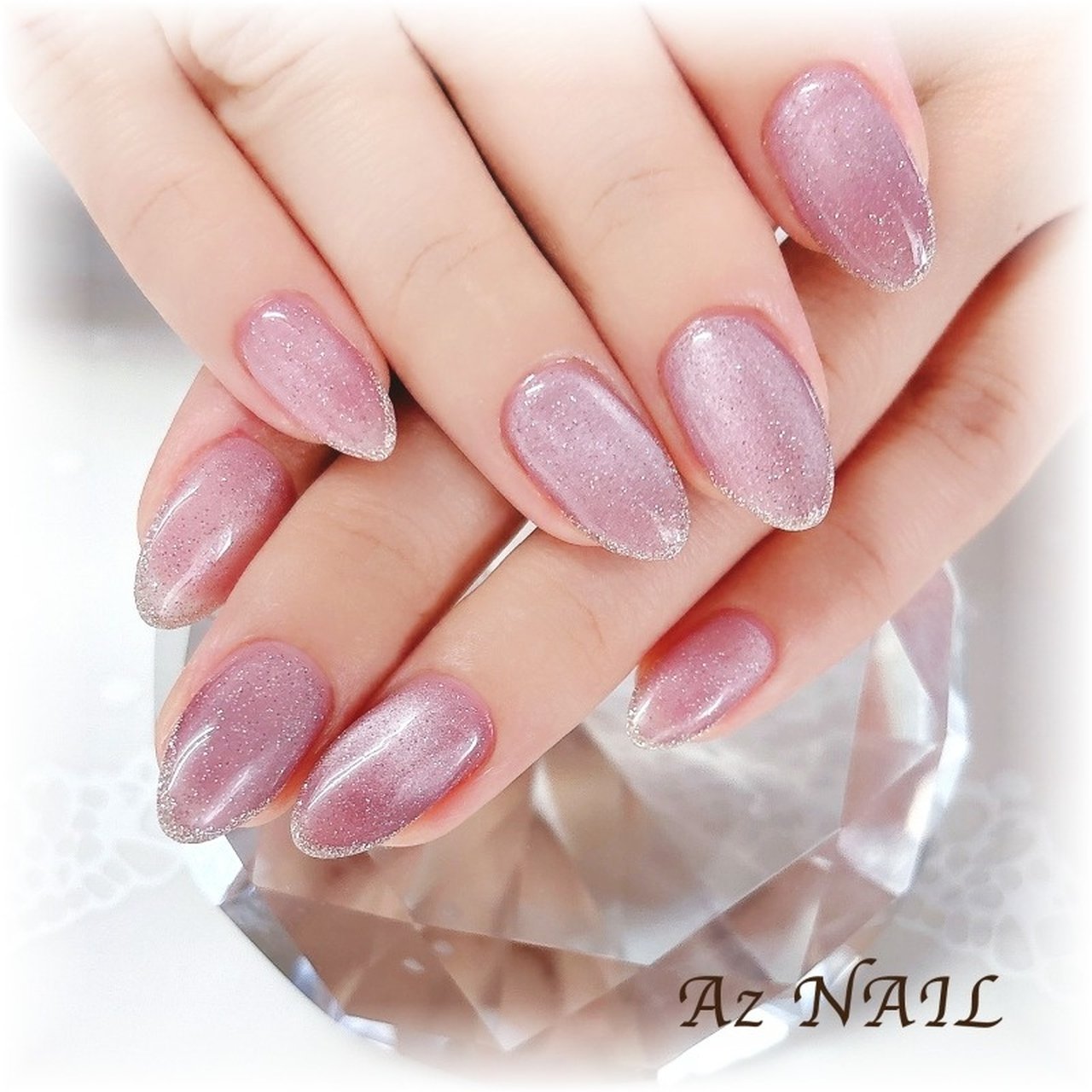 手が綺麗に見えるネイル/夏/オフィス/デート/ハンド - Az NAIL ゆき