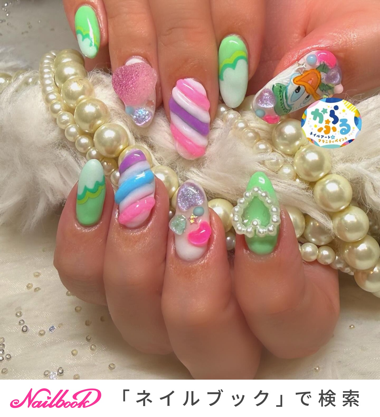 ドナルドダックネイルのネイルデザイン｜ネイルブック