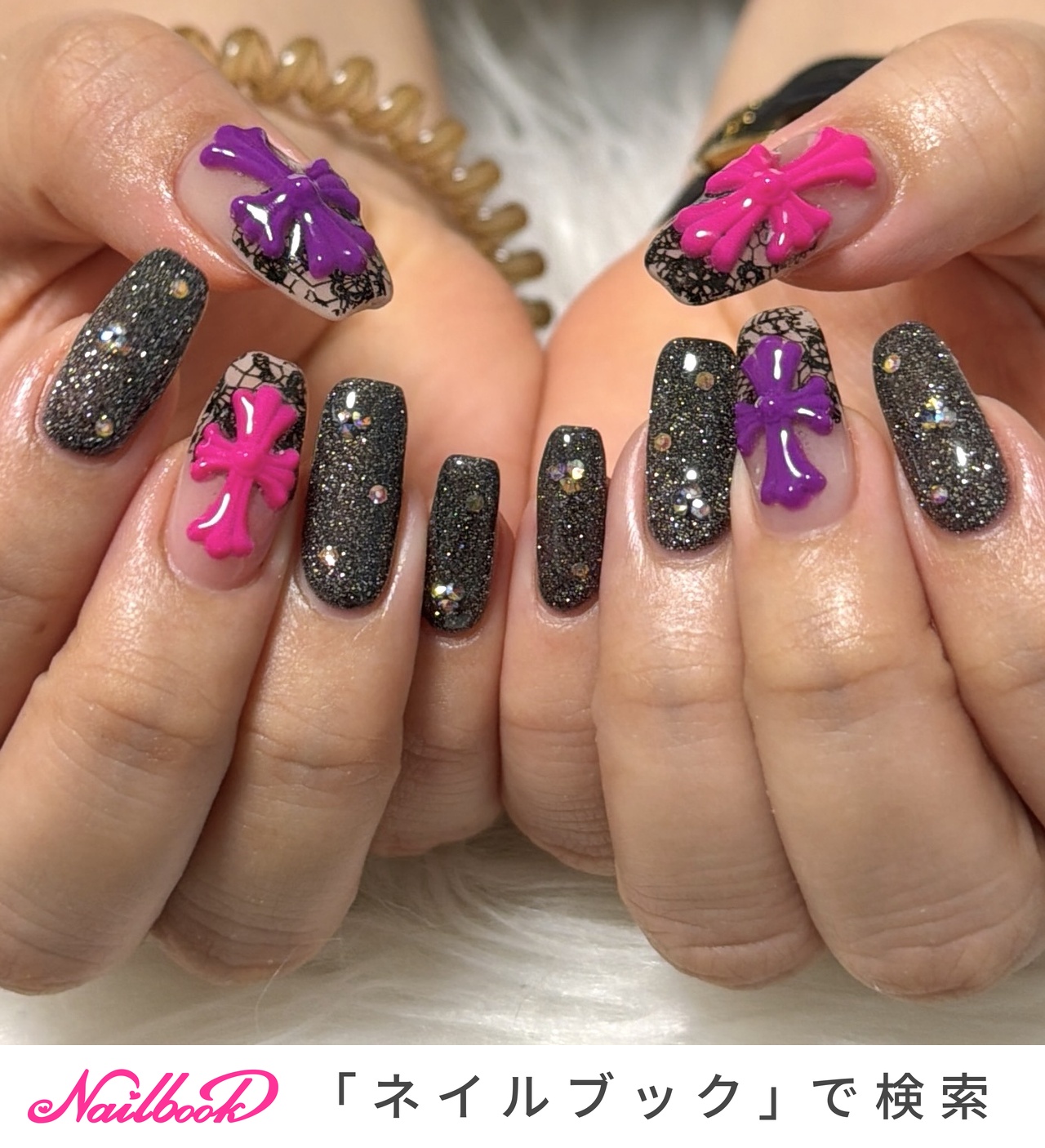 人気順｜クロムハーツネイルのネイルデザイン(61ページ目)｜ネイルブック
