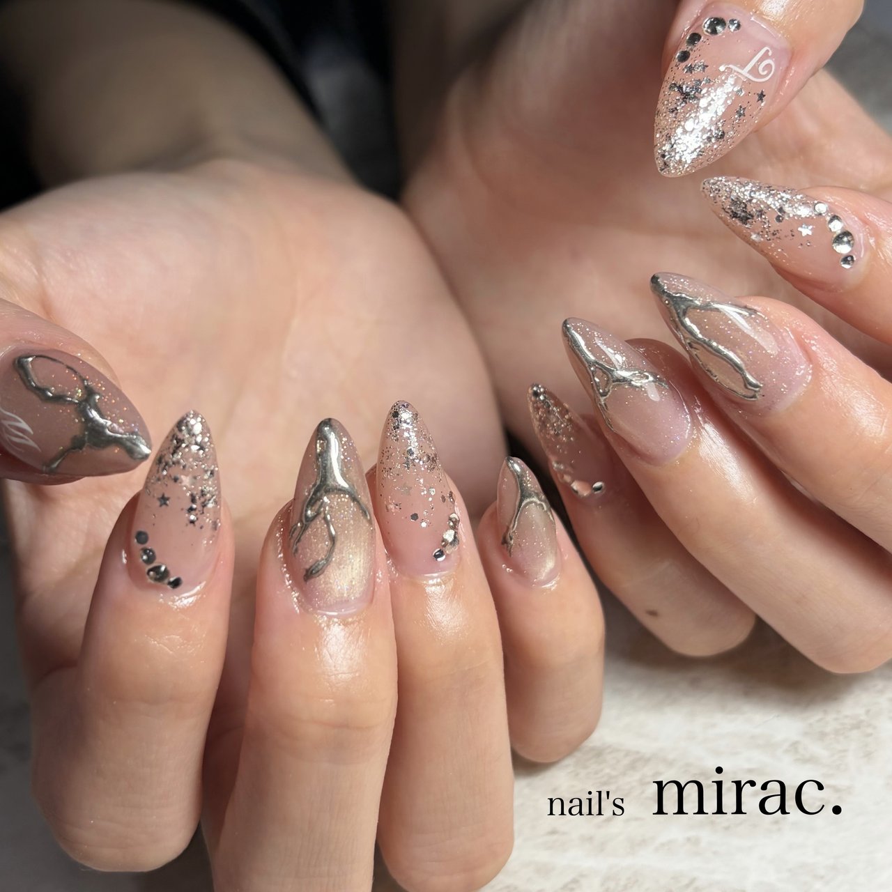 ハンド/ロング/スカルプチュア - nail'smirac.☆林 智子のネイル