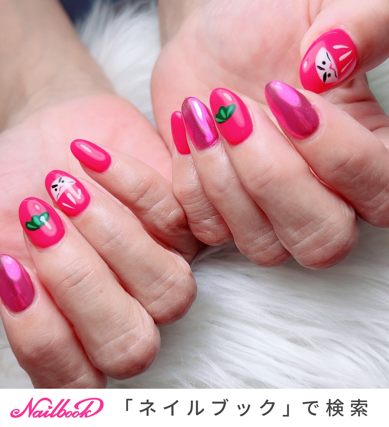 だるま　ジェルネイル 🍮 . . . CR だるまいずごっど