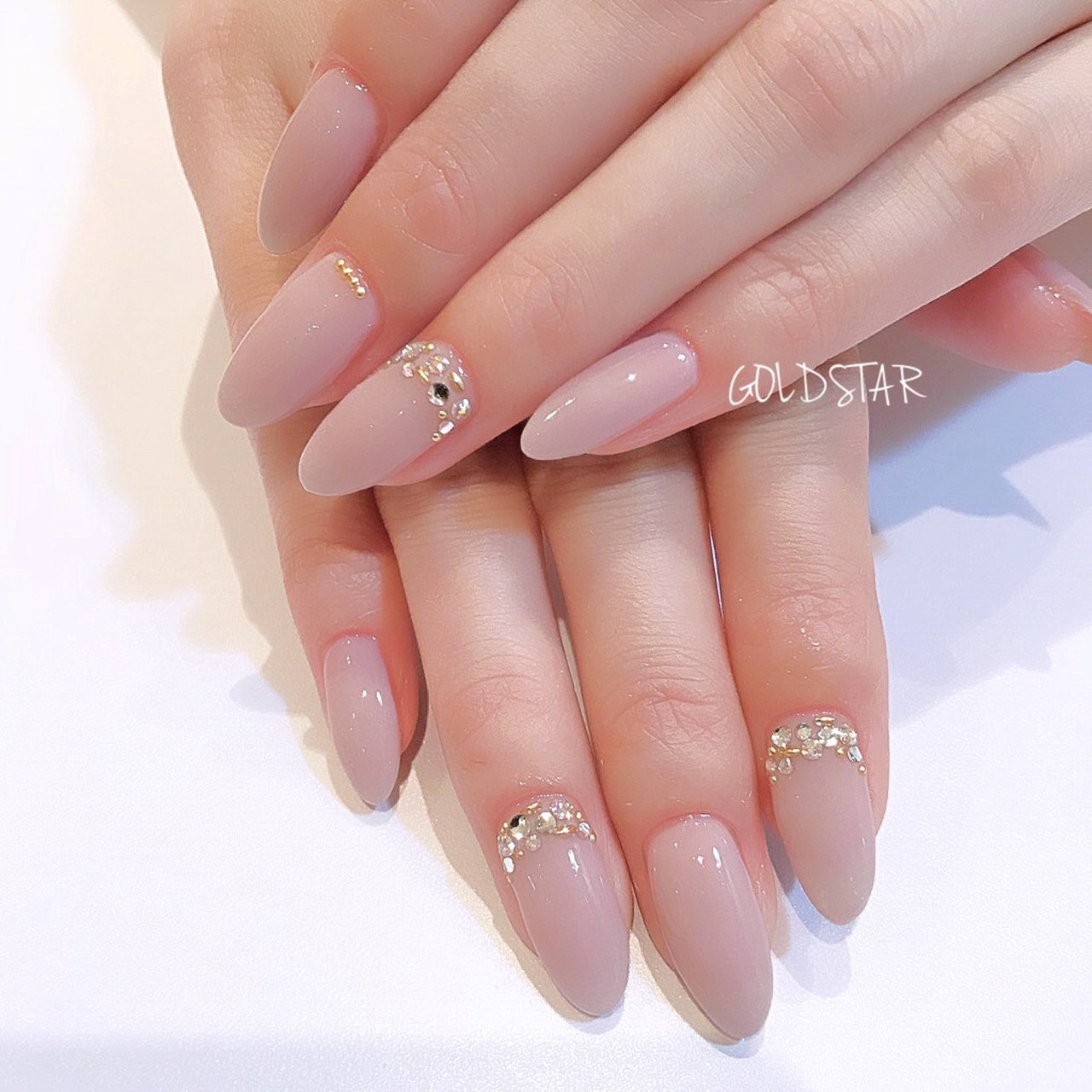オールシーズン オフィス デート 女子会 ハンド Agloss Nailのネイルデザイン No ネイルブック
