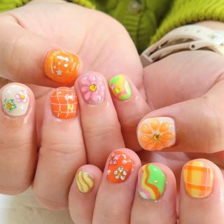 ハンド/ニュアンス/大人/個性派/ショート - toyのネイルデザイン[No