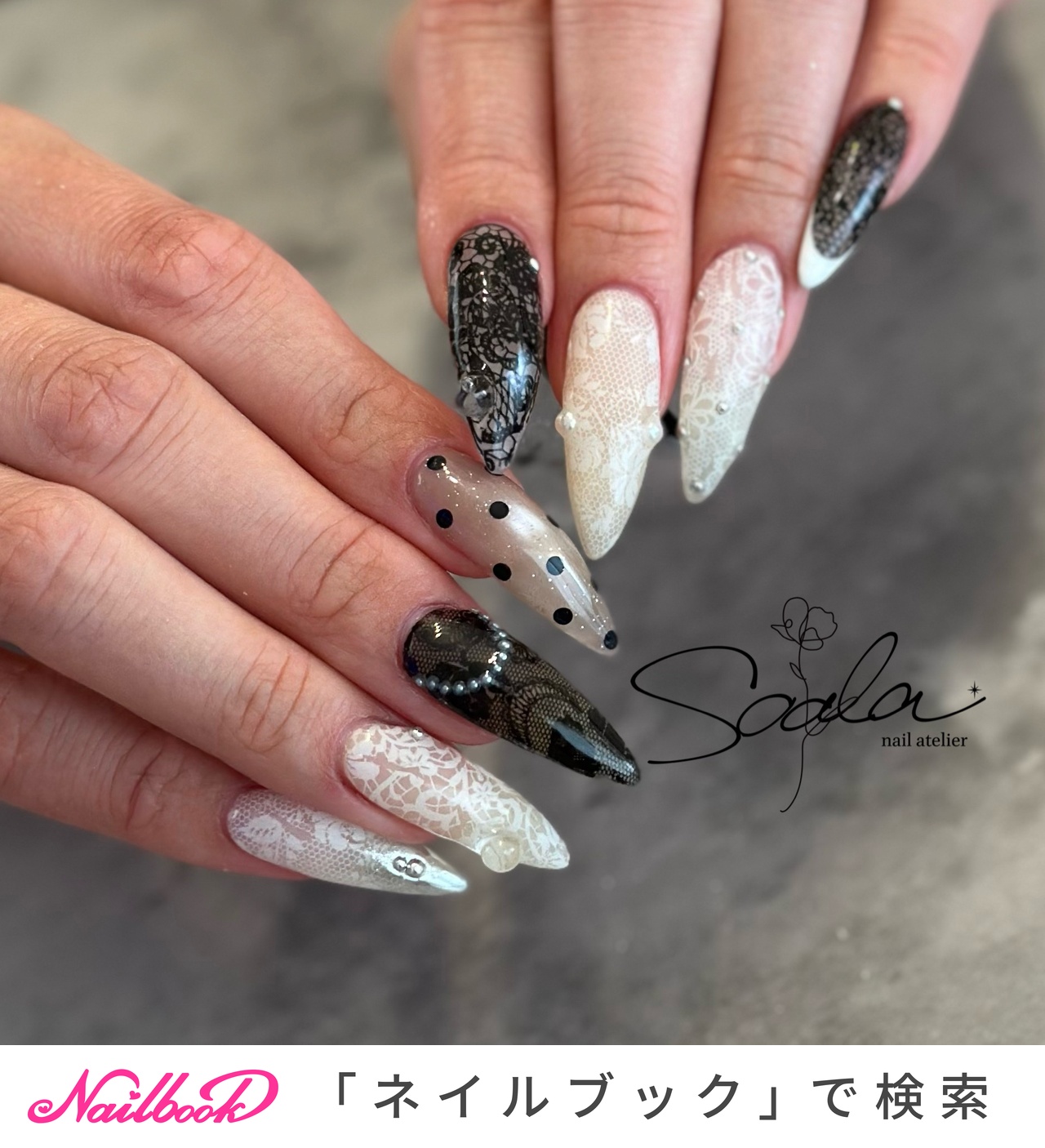 ニュアンス/レースのネイルデザイン｜ネイルブック