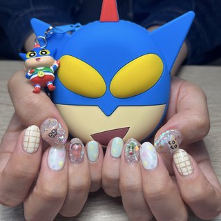 チーク/オーロラ/マグネットネイルのネイルデザイン｜ネイルブック