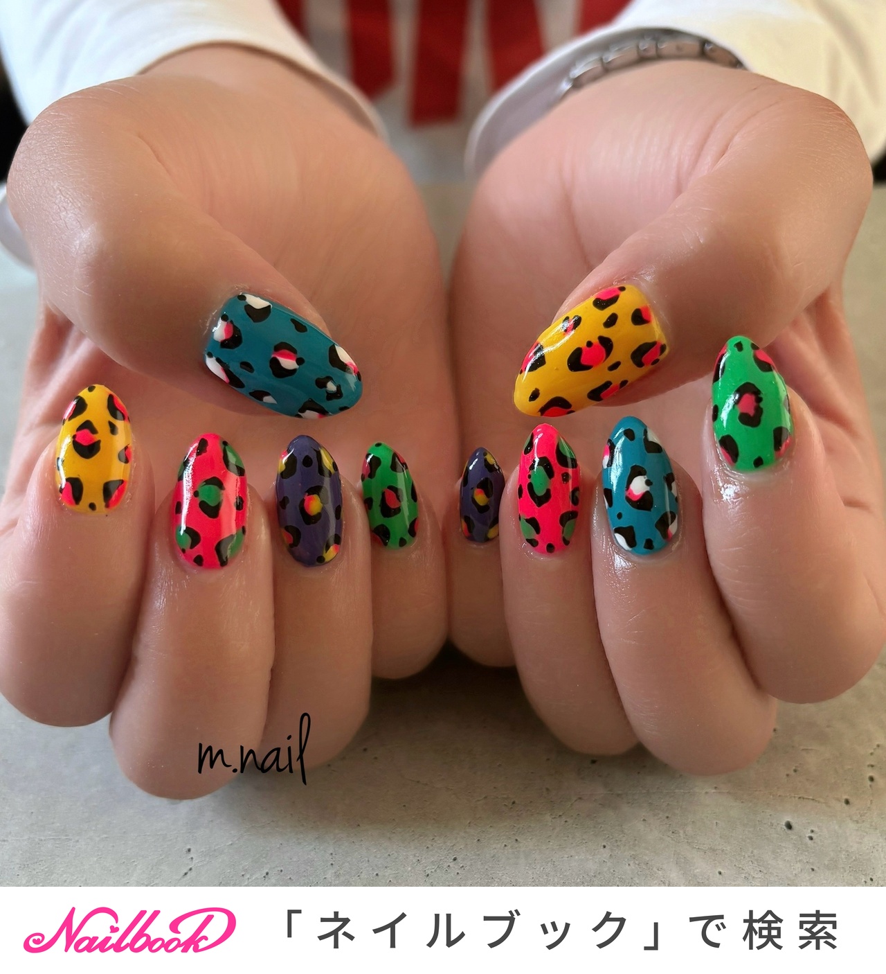 カラフルネイルのネイルデザイン｜ネイルブック