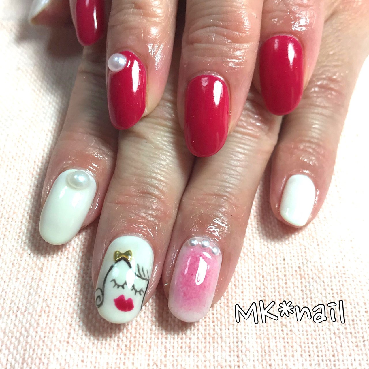 オールシーズン デート 女子会 ハンド ワンカラー Mk Nailのネイルデザイン No ネイルブック