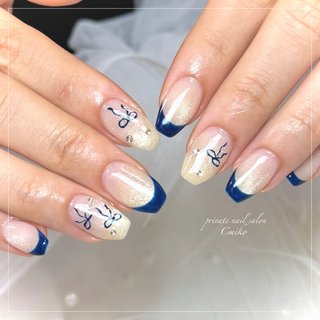 フレンチ/ワンホンのネイルデザイン｜ネイルブック