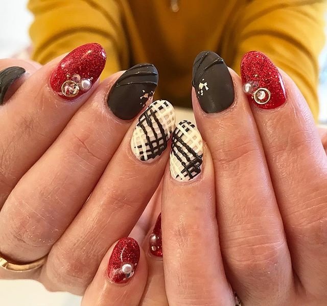 冬 バレンタイン デート ハンド ハート Nail Salon Acbのネイルデザイン No ネイルブック