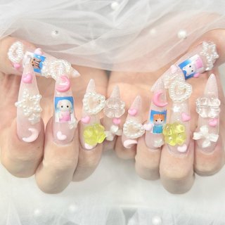 ゆめかわネイルのネイルデザイン｜ネイルブック