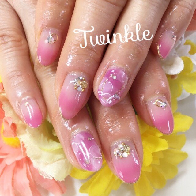 春 オールシーズン オフィス デート ハンド Nail Salon Twinkleのネイルデザイン No ネイルブック