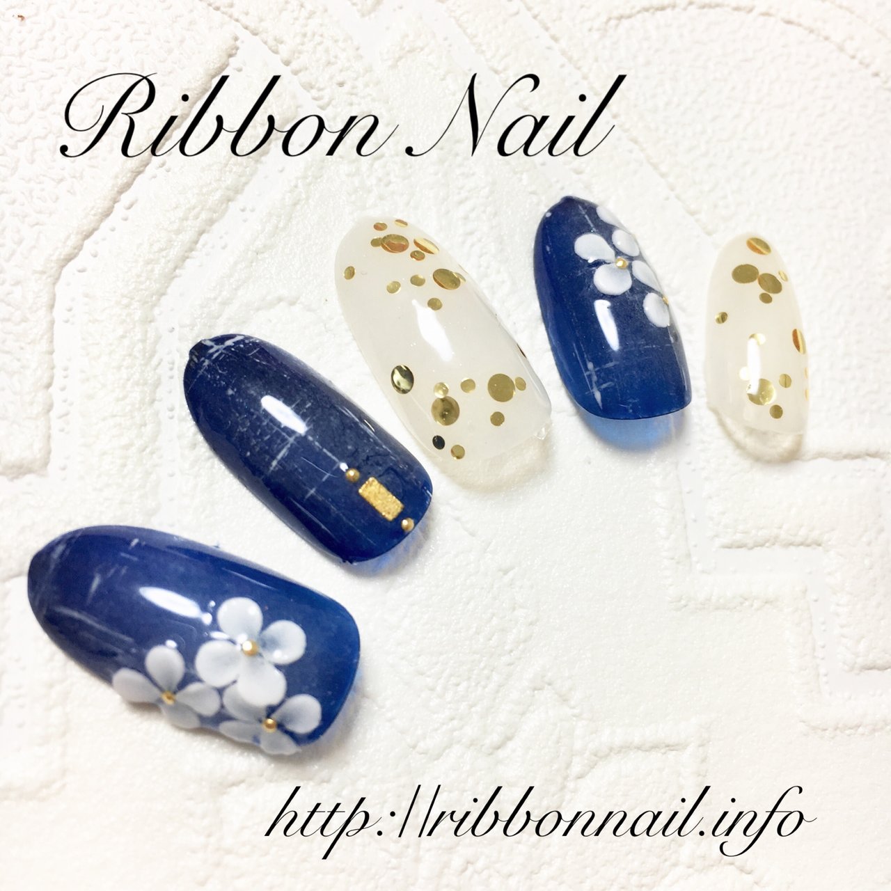 春 デート 女子会 ハンド 3d Ribbonnailリボンネイル岡崎のネイルデザイン No ネイルブック