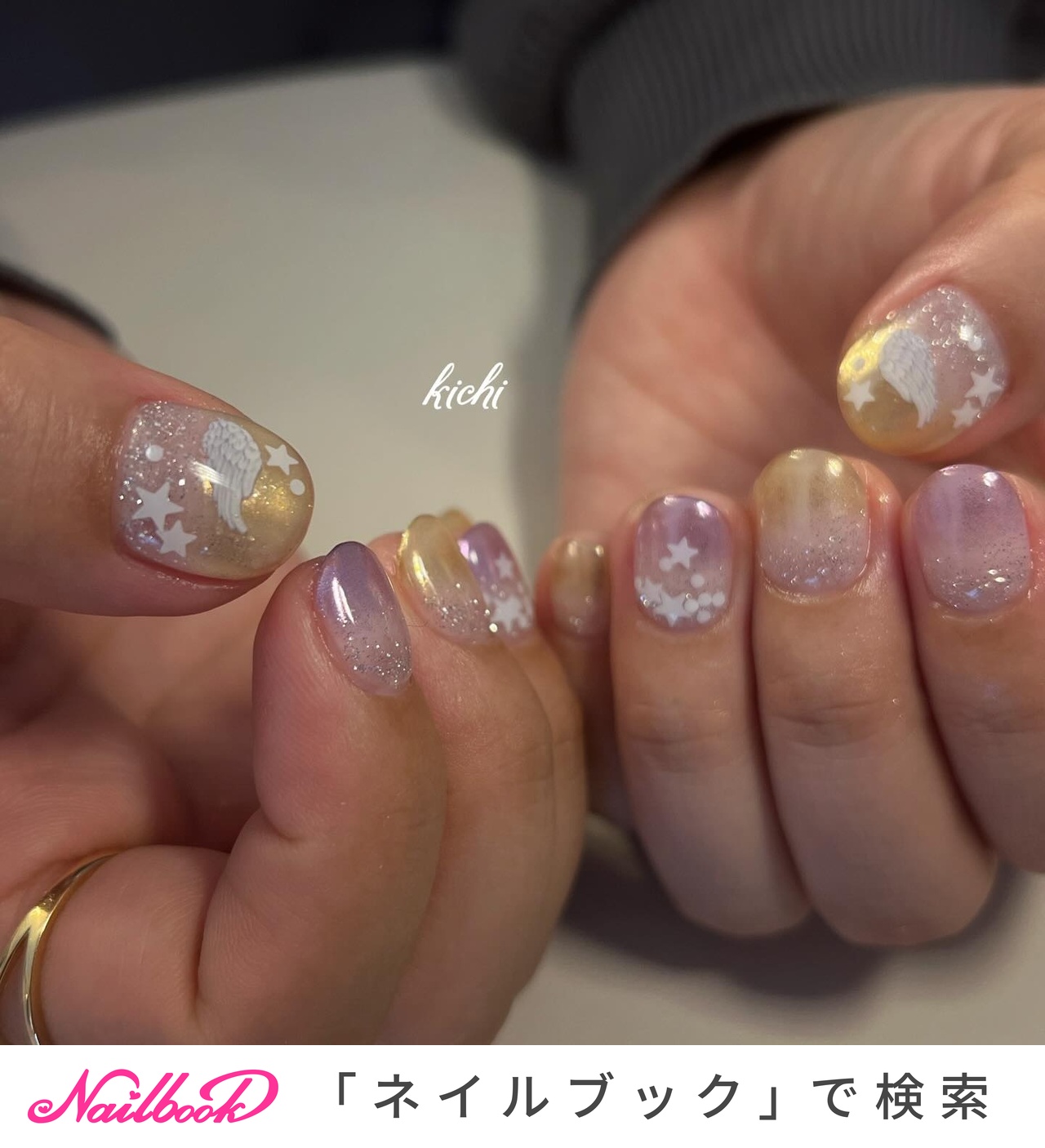 マグネット/韓国/フラッシュネイルのネイルデザイン｜ネイルブック