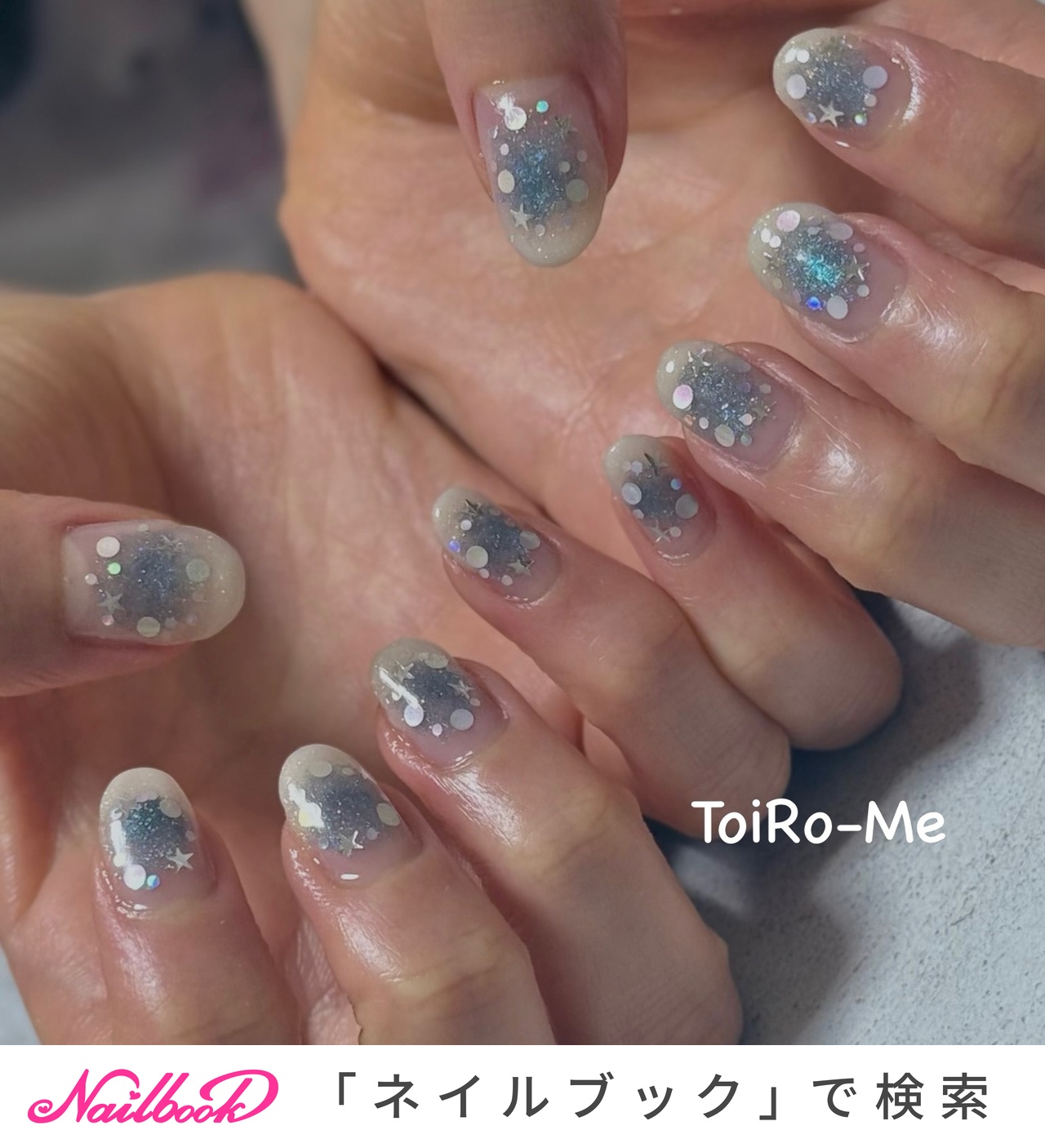 ホログラム/マグネット/ワンホンのネイルデザイン｜ネイルブック