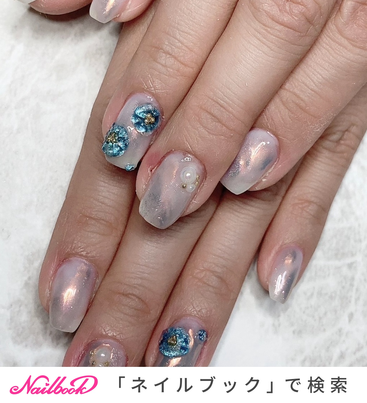 個性派ネイル(個性派)/ぷっくりフラワーのネイルデザイン｜ネイルブック