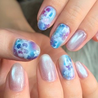 人気順｜#エアブラシネイルアートのネイルデザイン｜ネイルブック