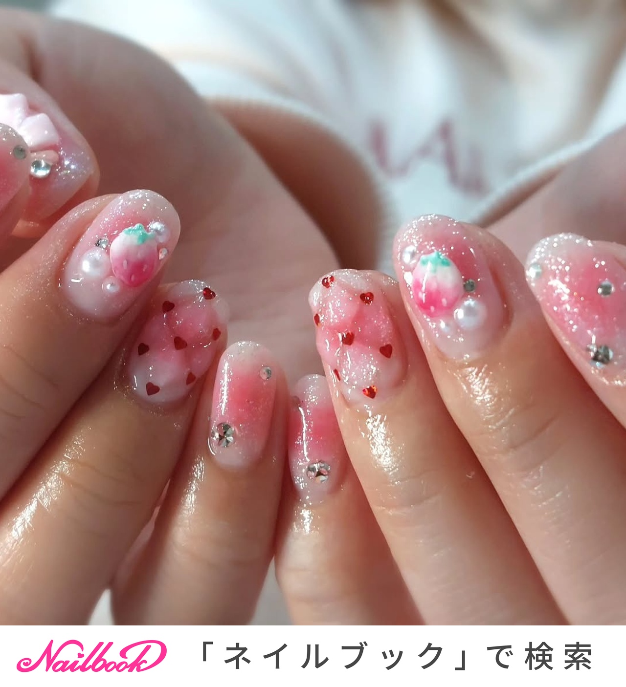 キルティング/#ちゅるんネイルのネイルデザイン｜ネイルブック