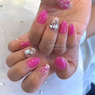 ネオンピンクのネイルデザイン｜ネイルブック