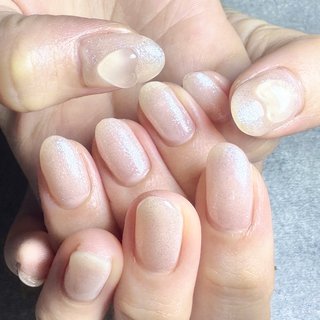 クリアハートのネイルデザイン｜ネイルブック