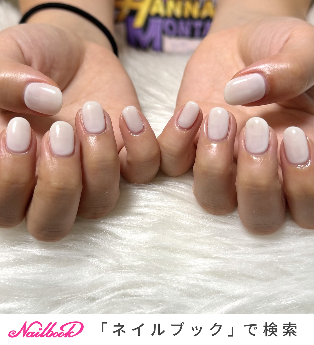 シアーホワイトネイルのネイルデザイン｜ネイルブック