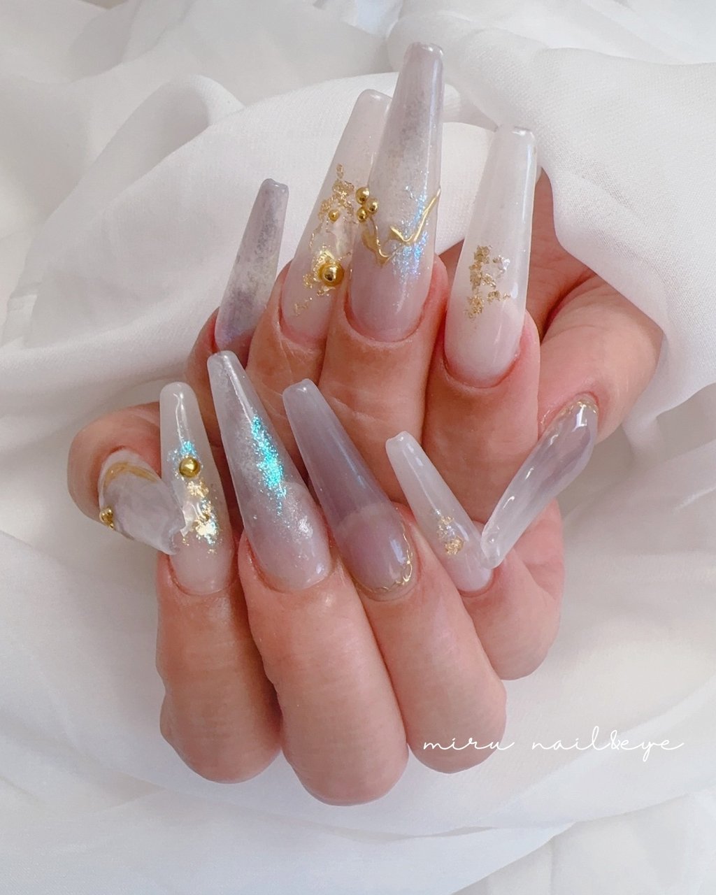 ハンド/スカルプチュア - 姫路 miru nail&eyeのネイルデザイン[No
