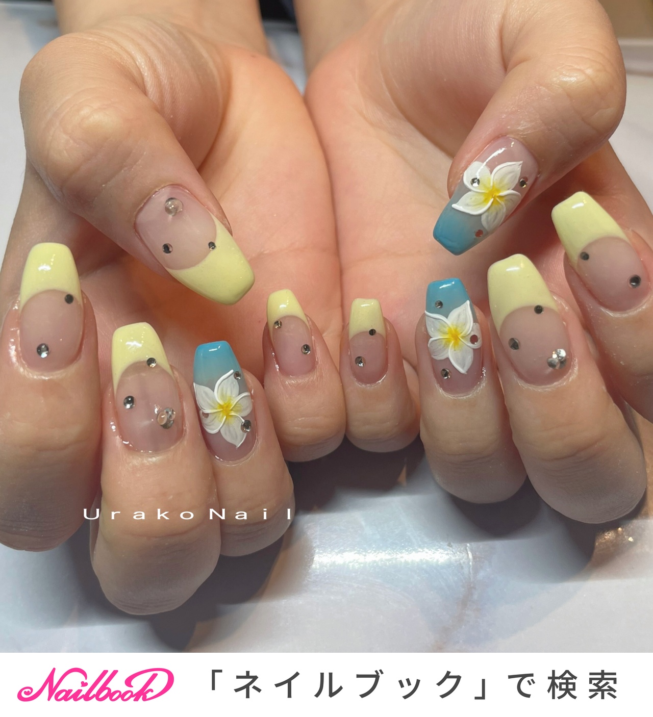 プルメリアのネイルデザイン｜ネイルブック