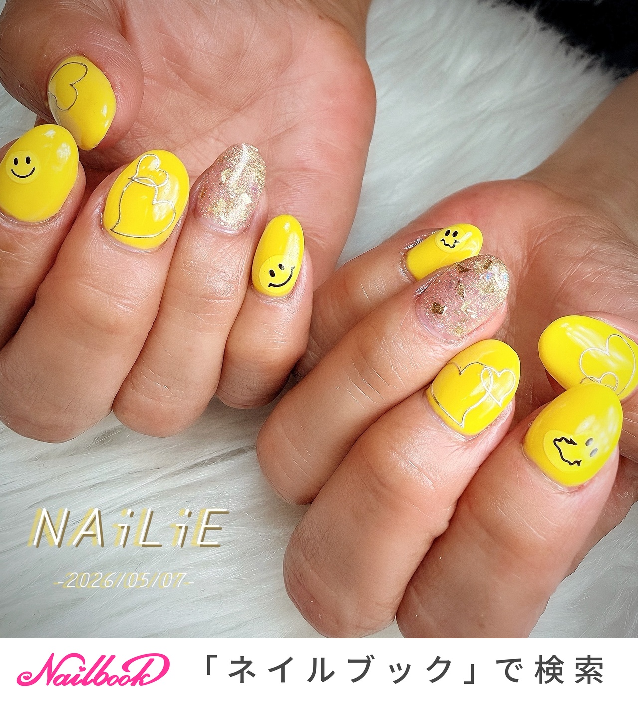 イエロー(黄)/5月ネイルのネイルデザイン｜ネイルブック