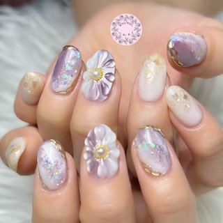 2026年】新着順｜#ぷっくりフラワーのネイルデザイン｜ネイルブック