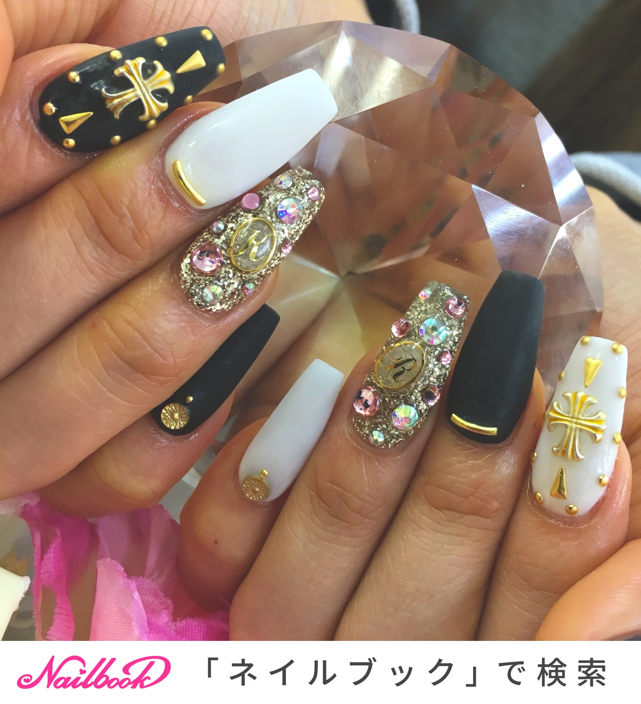 ゴールド ラメ クロムハーツネイル 10個 人気順｜ラメ/#クロムハーツネイルデザインのネイルデザイン