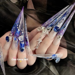 2026年】新着順｜スーパーロング/#長さだし⁡のネイルデザイン｜ネイル